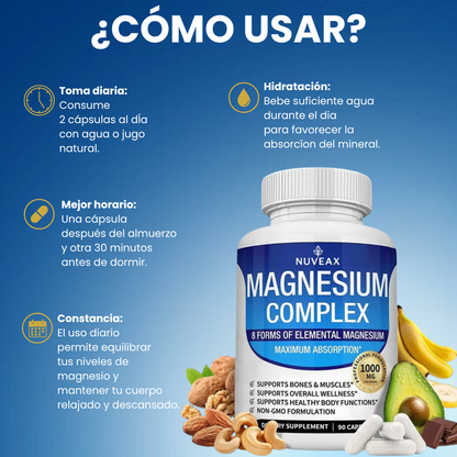 MAGNESIUM COMPLEX 60 CÁPSULAS PREMIUM