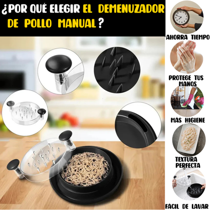 Desmenuzador de Pollo Manual