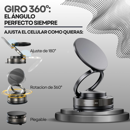 SOPORTE MAGNÉTICO 360° PARA TELÉFONOS